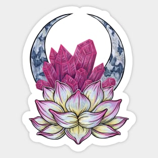 Crystal Lotus II Sticker